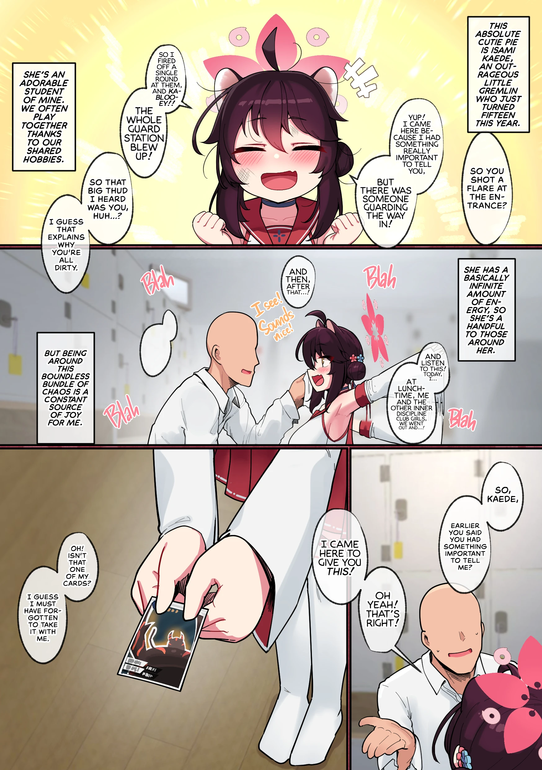 Keeping Track of Kaede-chan's Growth As A Lady porn comic picture 4