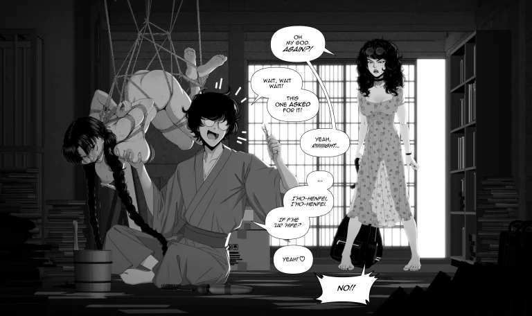 Kidnapped by an SM Writer porn comic picture 4