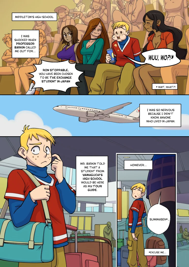 Kim Possible: The Exchange Student porn comic picture 3