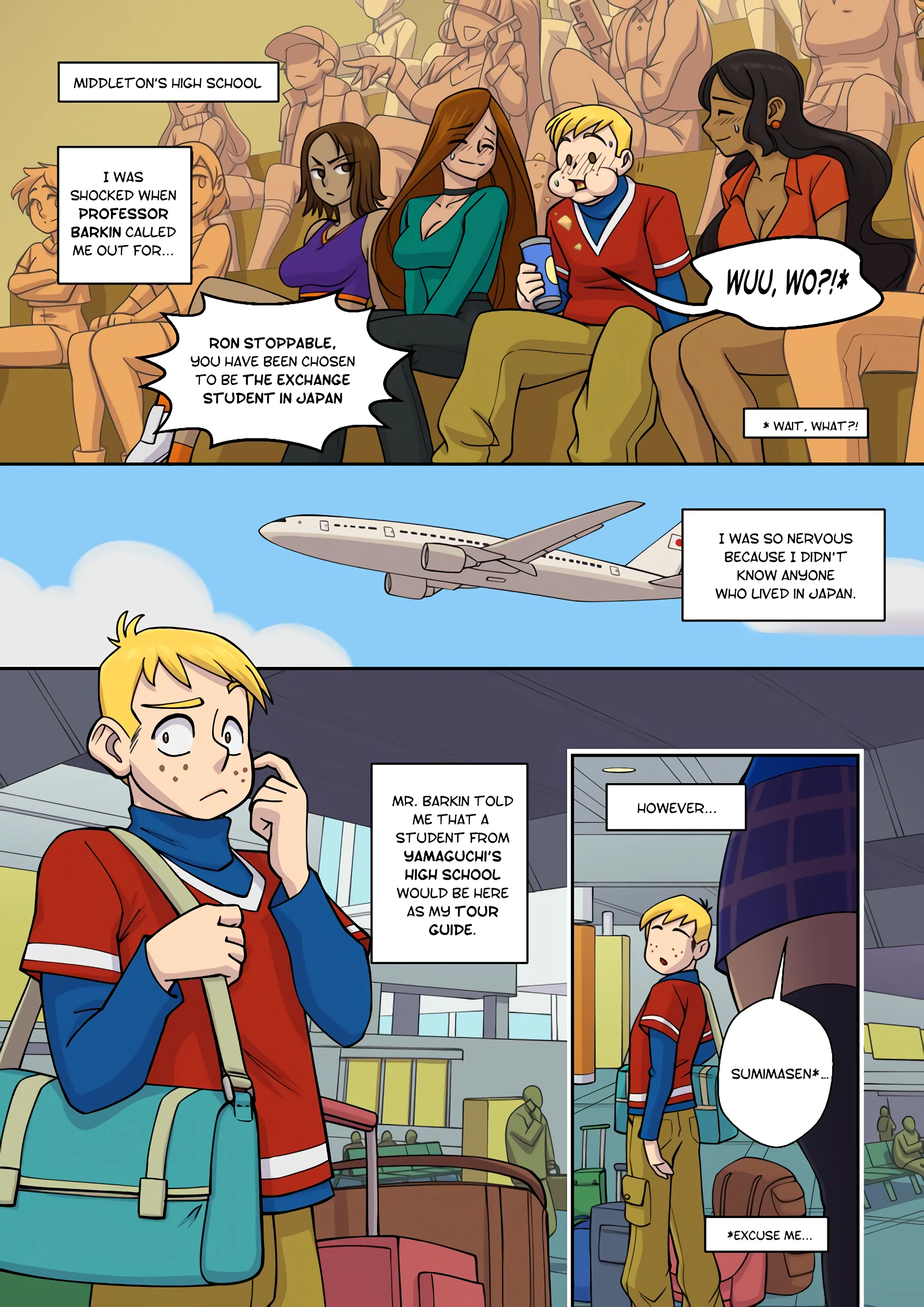 Kim Possible: The Exchange Student porn comic picture 3