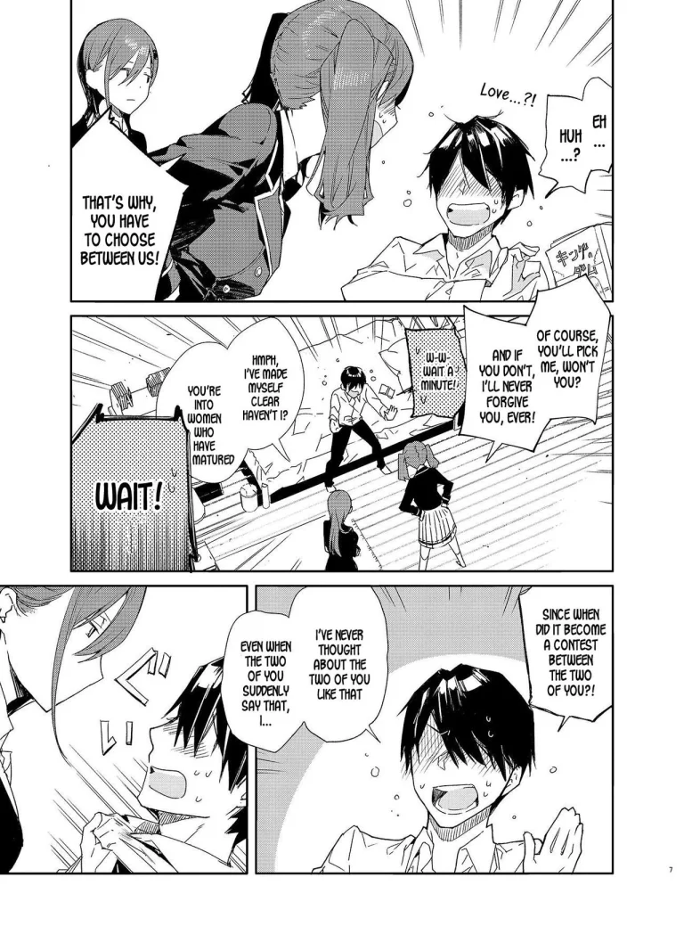 Kinjo no Tsuntsun Imouto to Muhyoujou Ane ni Semarare Ecchi porn comic picture 5