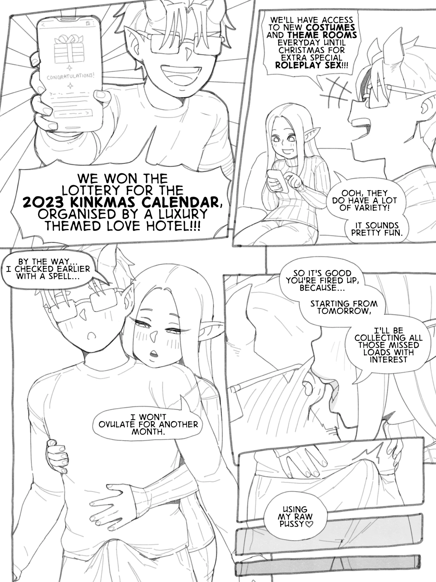 Kinkmas Calendar 2023 porn comic picture 2