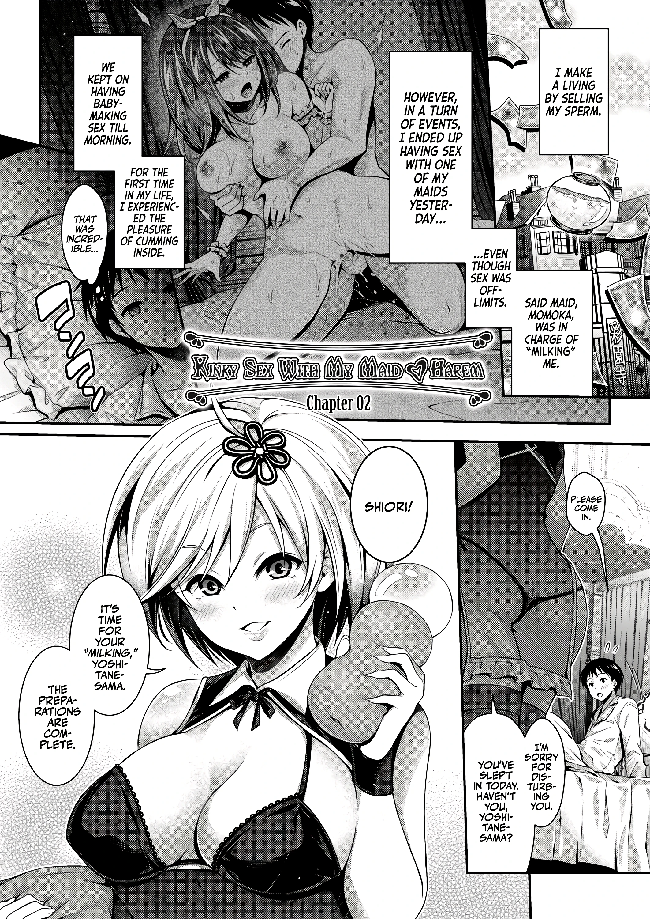 Kinky Sex with My Maid Harem 2 porn comic picture 2