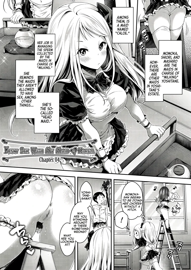 Kinky Sex with My Maid Harem 4 porn comic picture 1