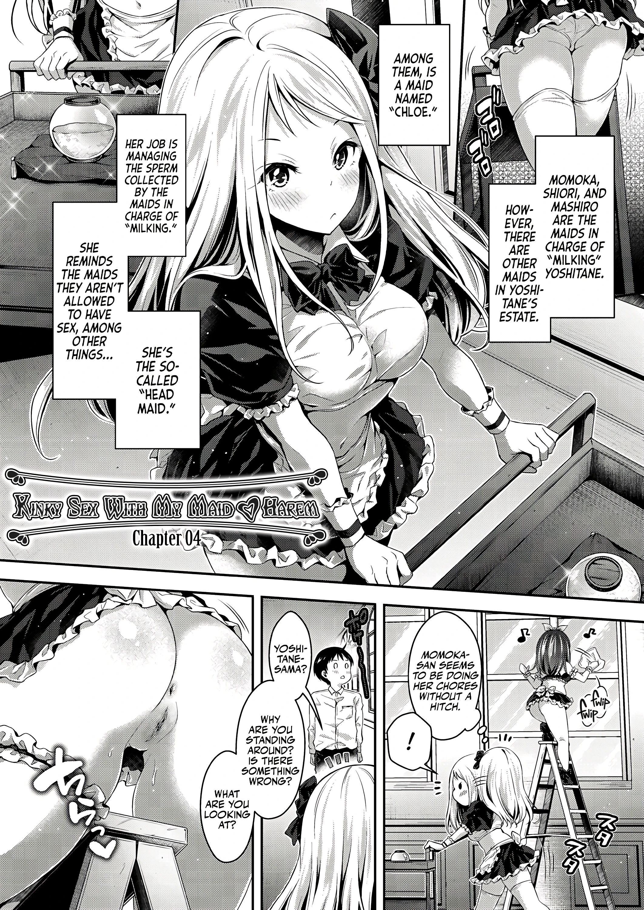 Kinky Sex with My Maid Harem 4 porn comic picture 1