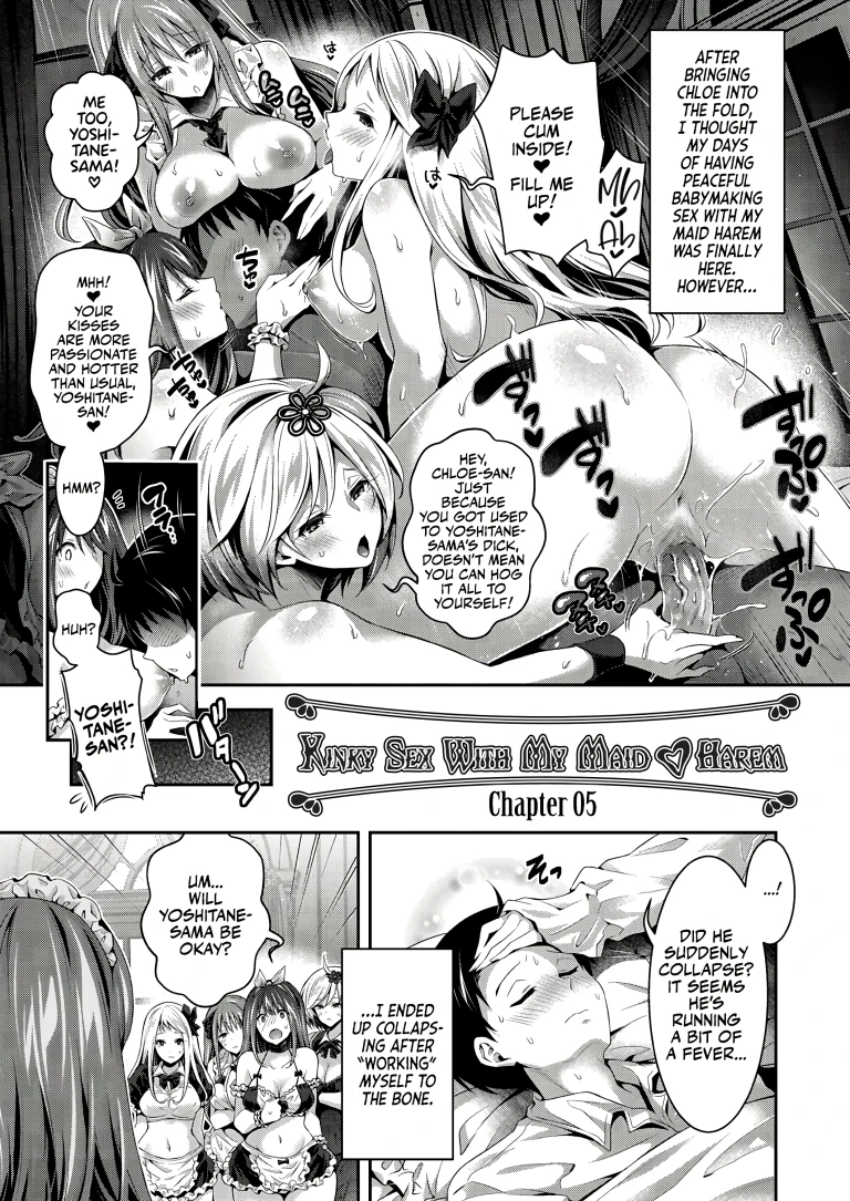 Kinky Sex with My Maid Harem 5 porn comic picture 1