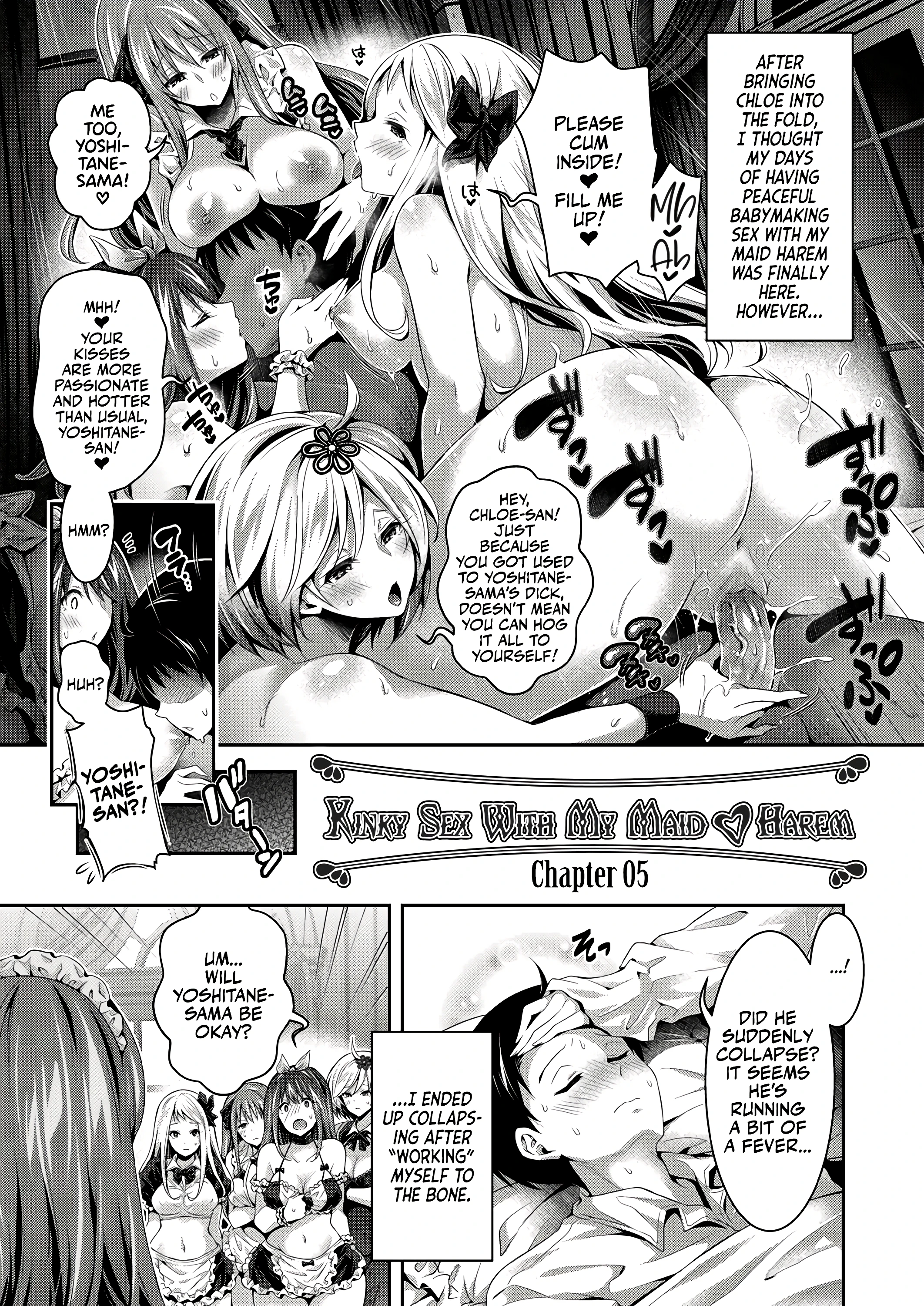 Kinky Sex with My Maid Harem 5 porn comic picture 1
