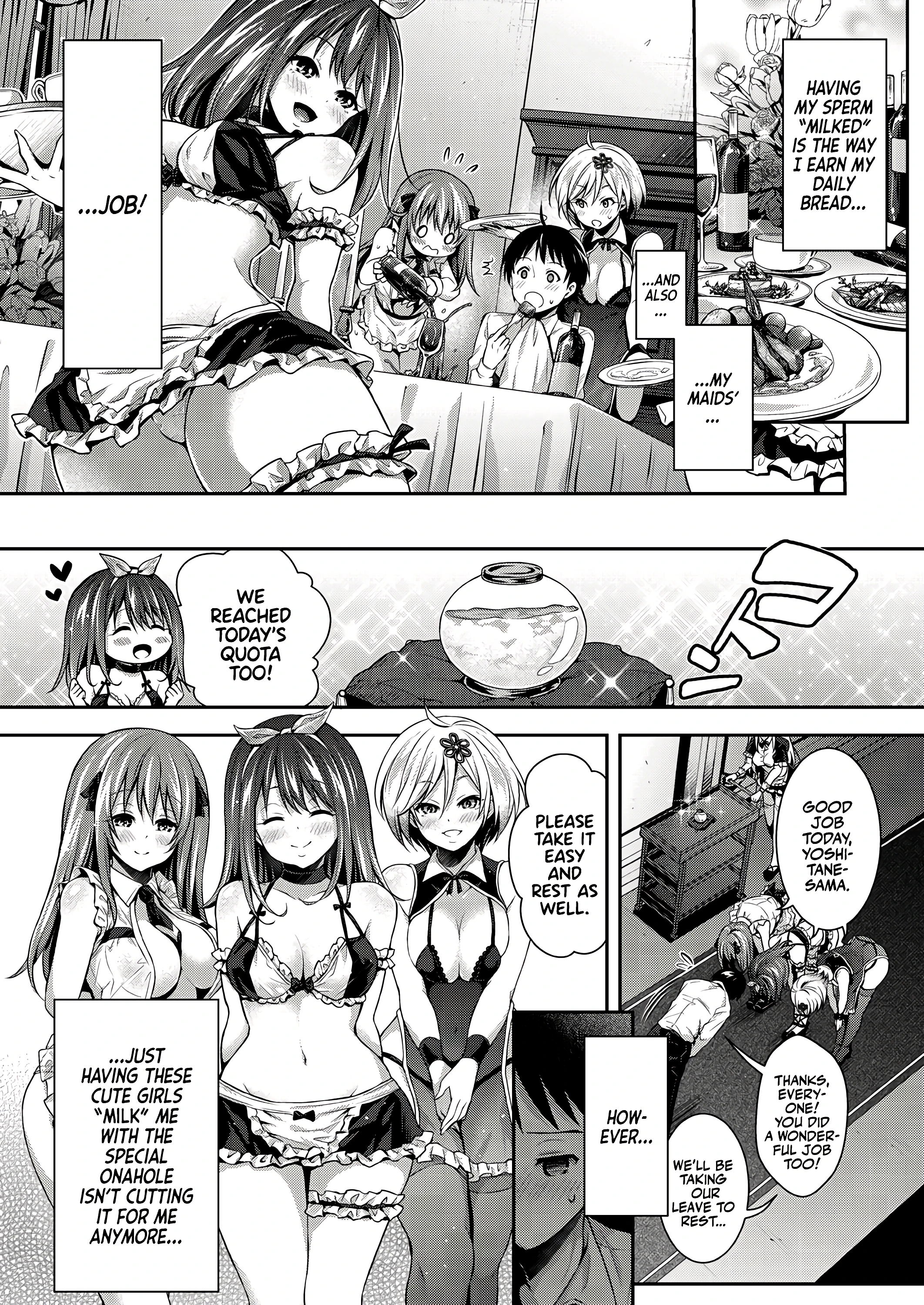 Kinky Sex with My Maid Harem porn comic picture 10