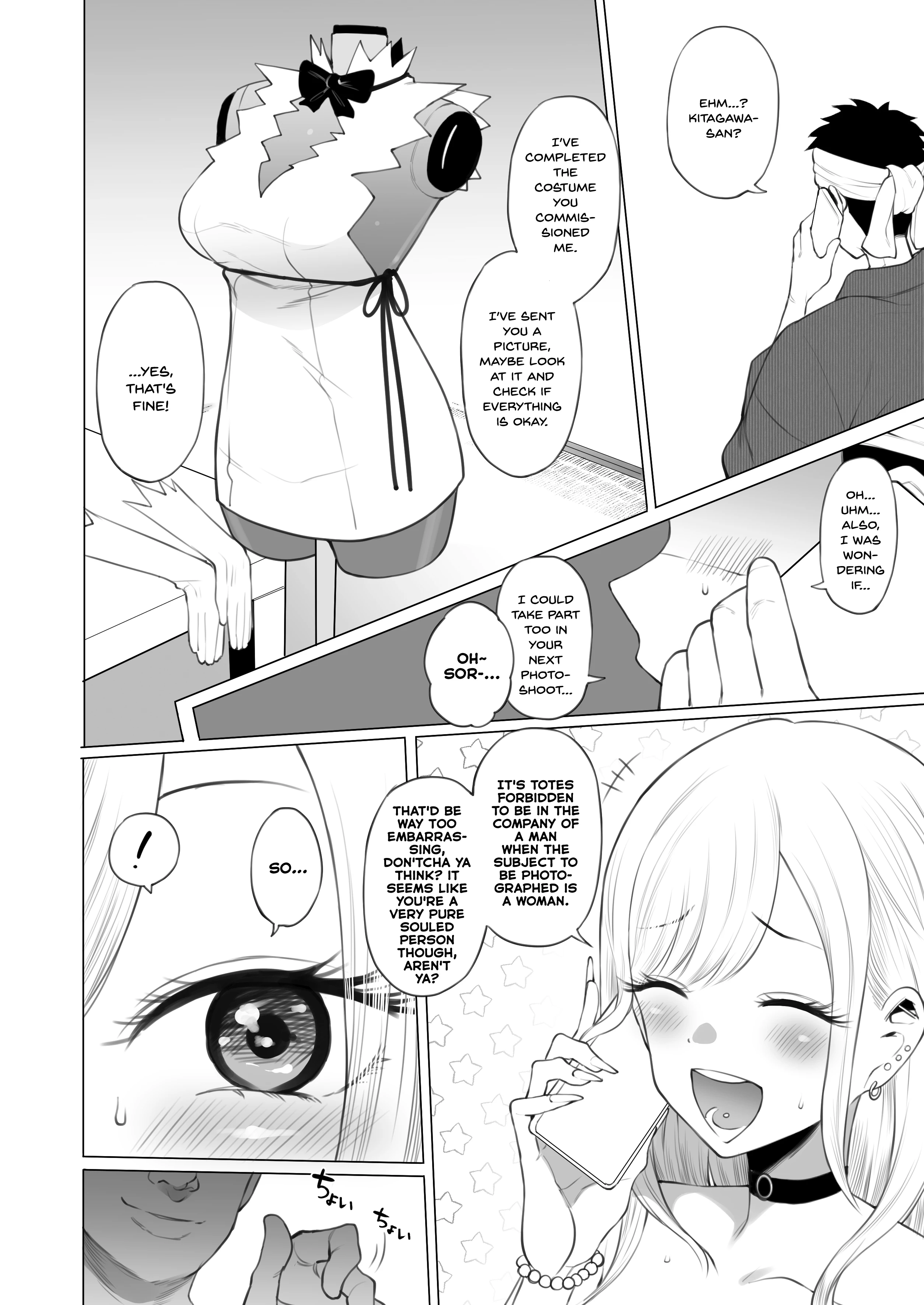 Kitagawa Marin NTR Mini Manga porn comic picture 1
