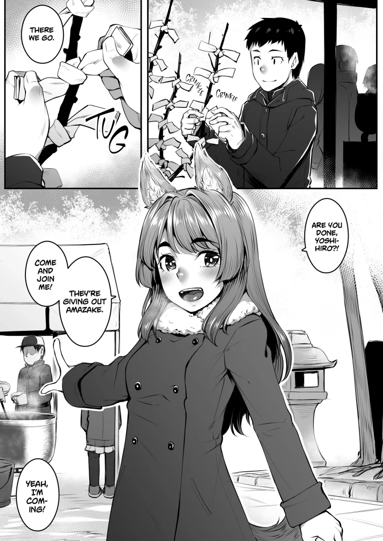 Kitsune Winter porn comic picture 23