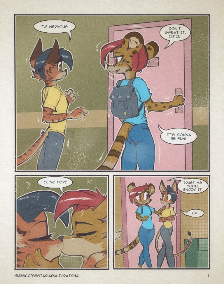Kitties at Plat porn comic picture 1