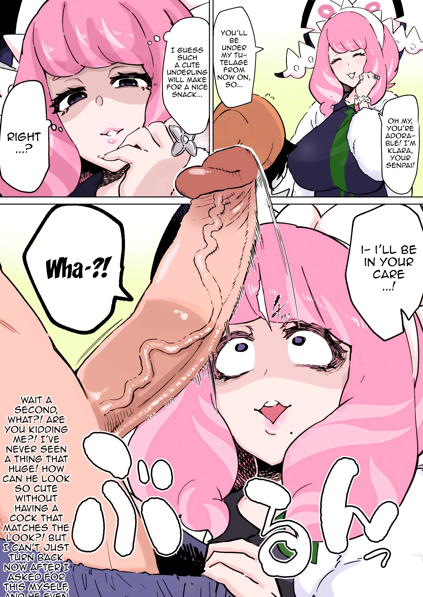 Klara Looks After the Newcomer porn comic picture 1
