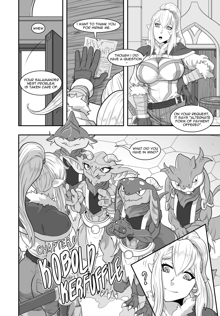 Kobold Kerfuffle porn comic picture 1