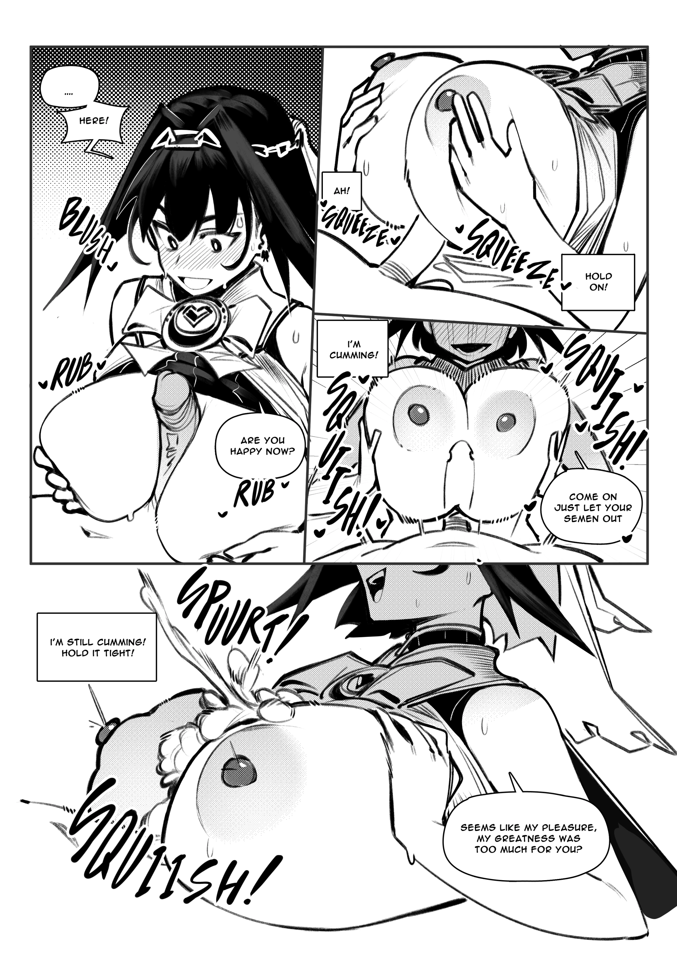 Kronii Likes Being Praised! porn comic picture 4
