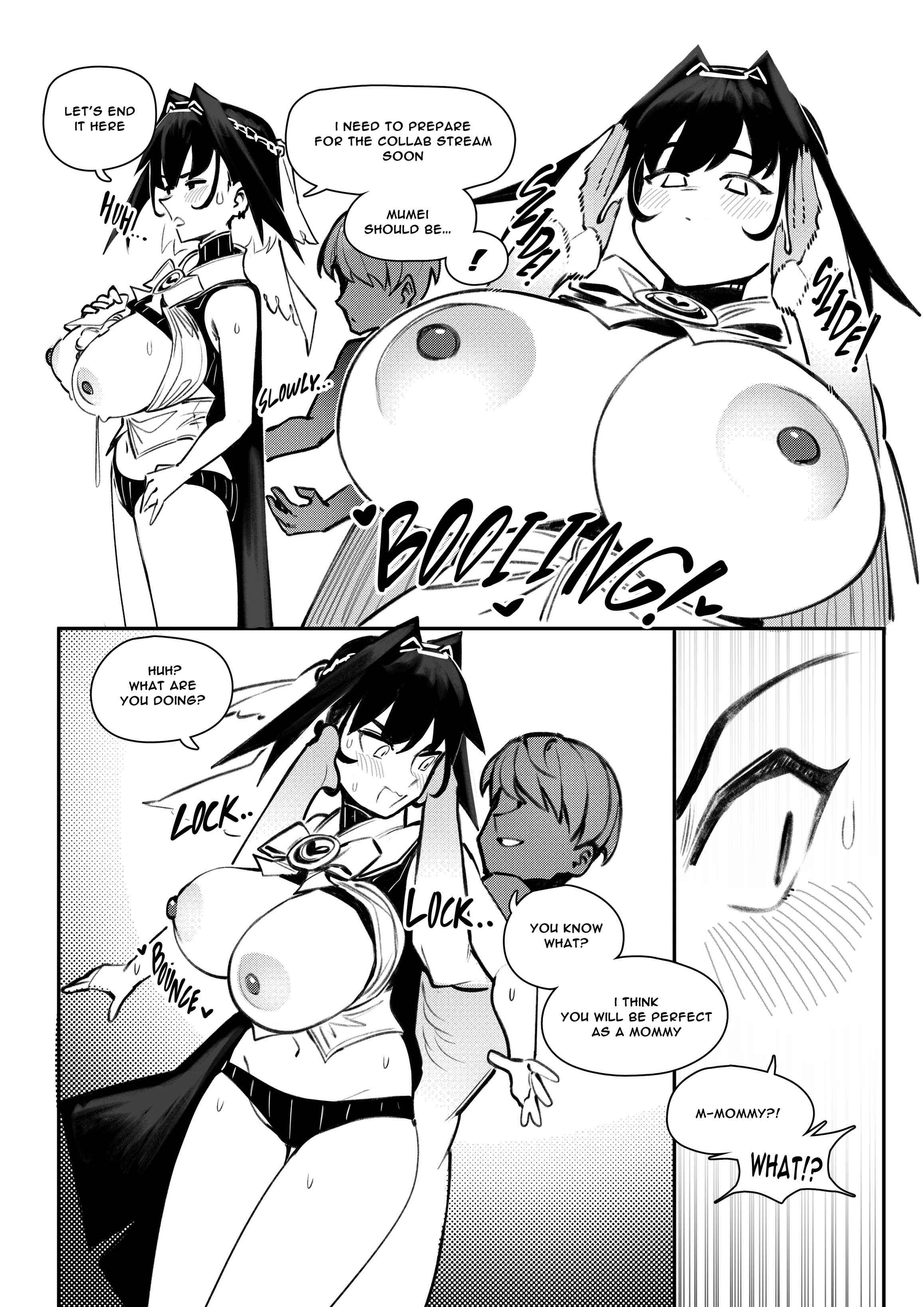 Kronii Likes Being Praised! porn comic picture 5