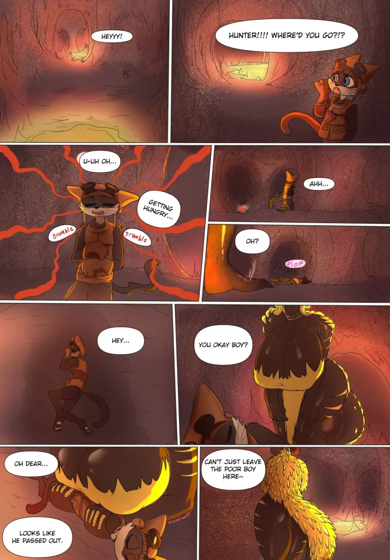 Kulve and Palico porn comic picture 1