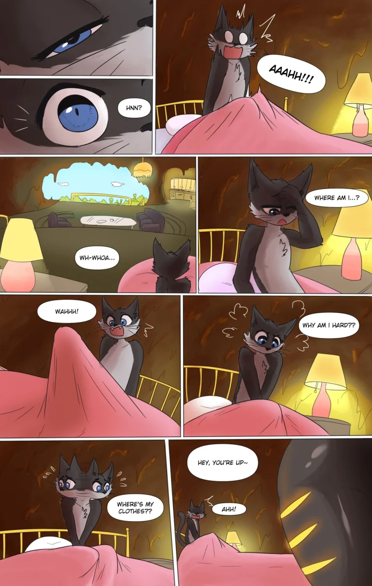 Kulve and Palico porn comic picture 2