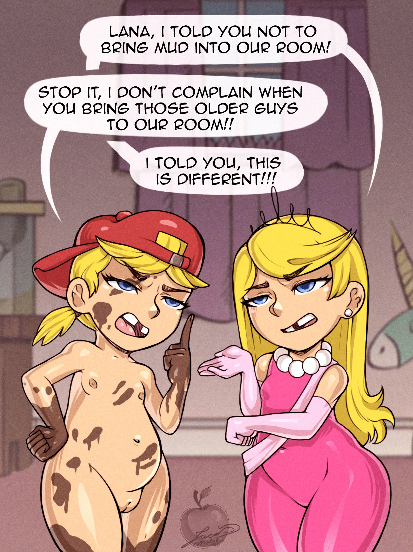Lana and Lola porn comic picture 2