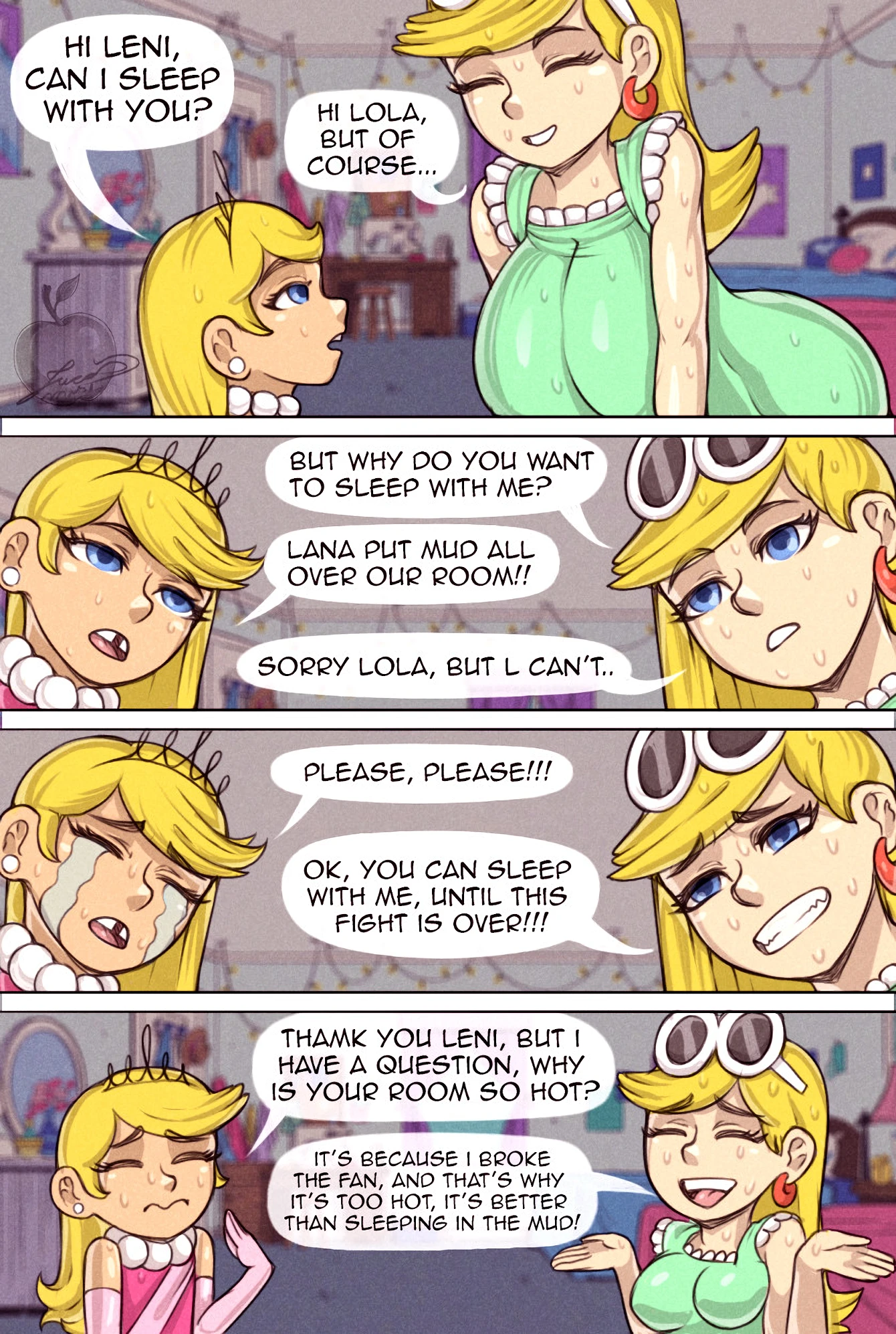 Lana and Lola porn comic picture 3