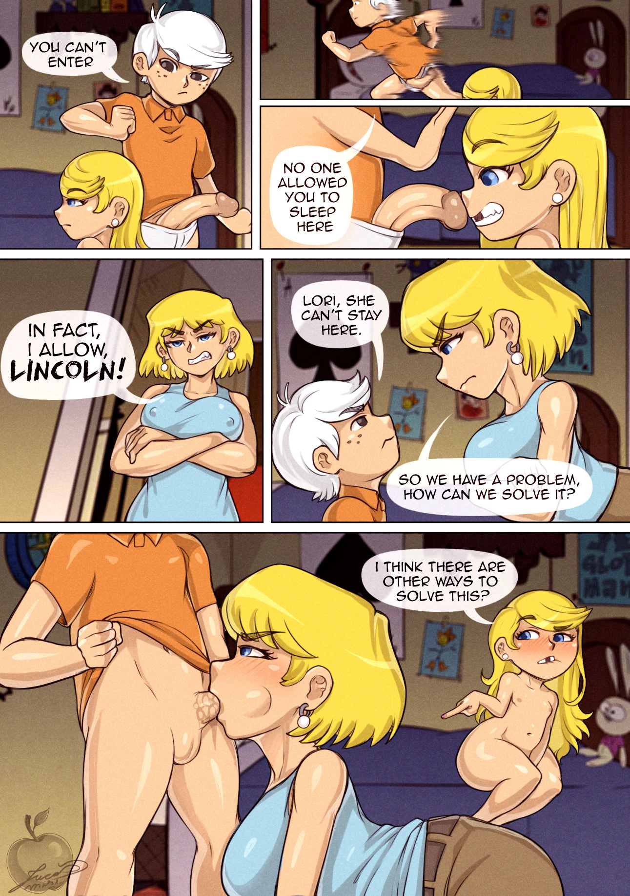 Lana and Lola porn comic picture 8