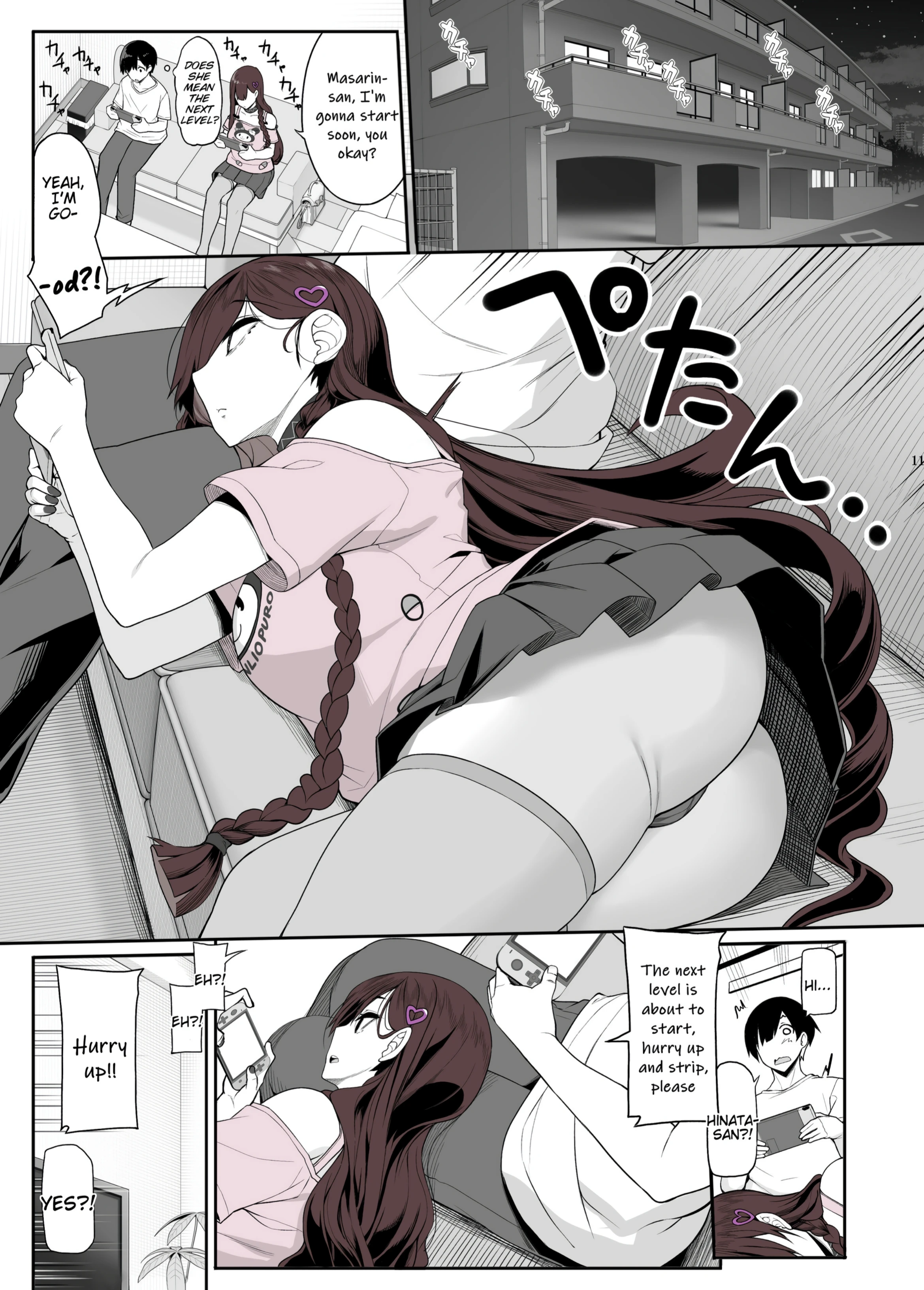 Landmine Girl Wants to Hang Out at Home Playing Games while also Having Sex porn comic picture 10