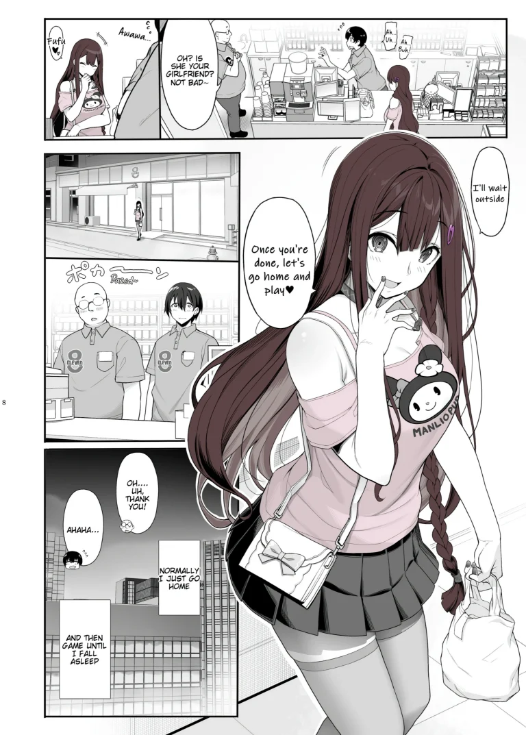 Landmine Girl Wants to Hang Out at Home Playing Games while also Having Sex porn comic picture 7