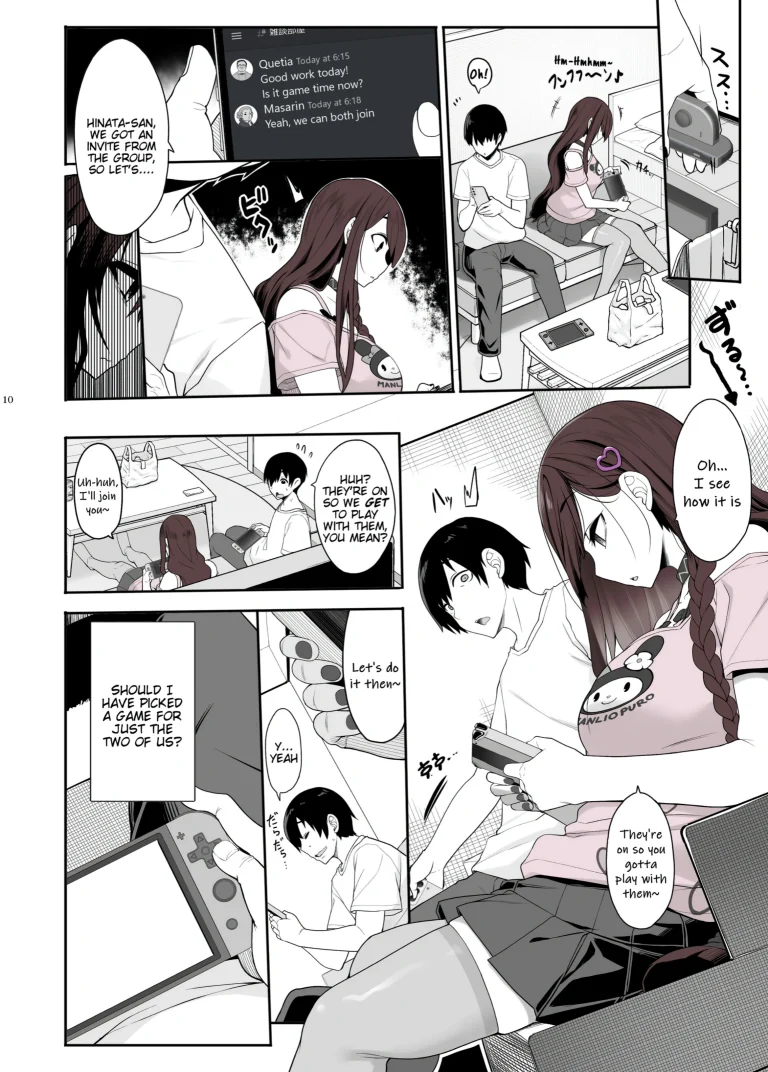 Landmine Girl Wants to Hang Out at Home Playing Games while also Having Sex porn comic picture 9