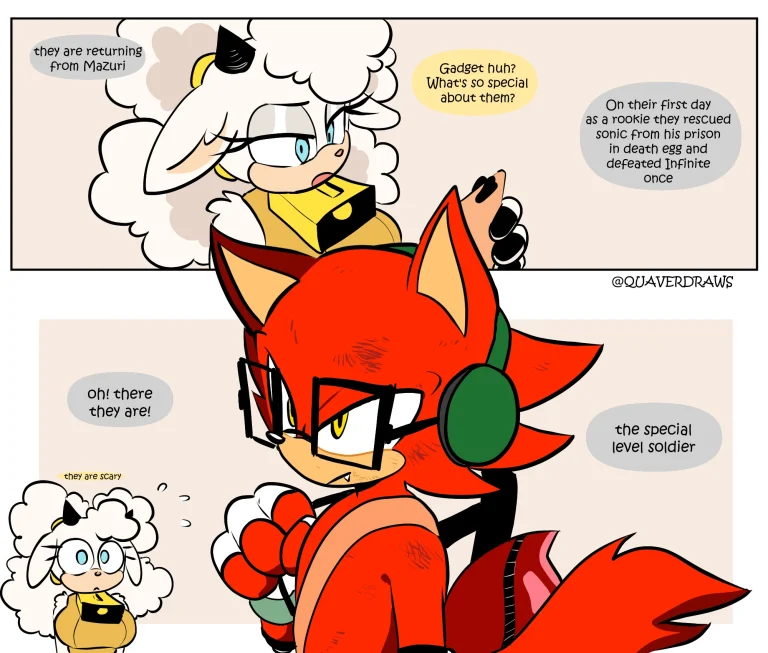Lanolin x Gadget porn comic picture 1