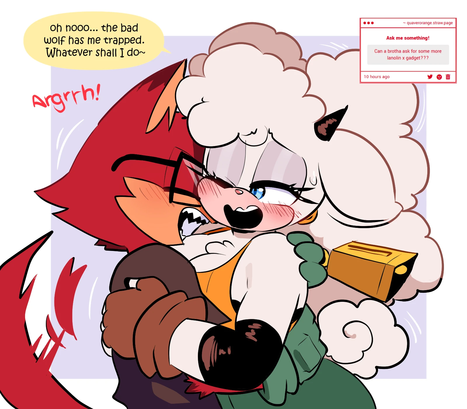 Lanolin x Gadget porn comic picture 11