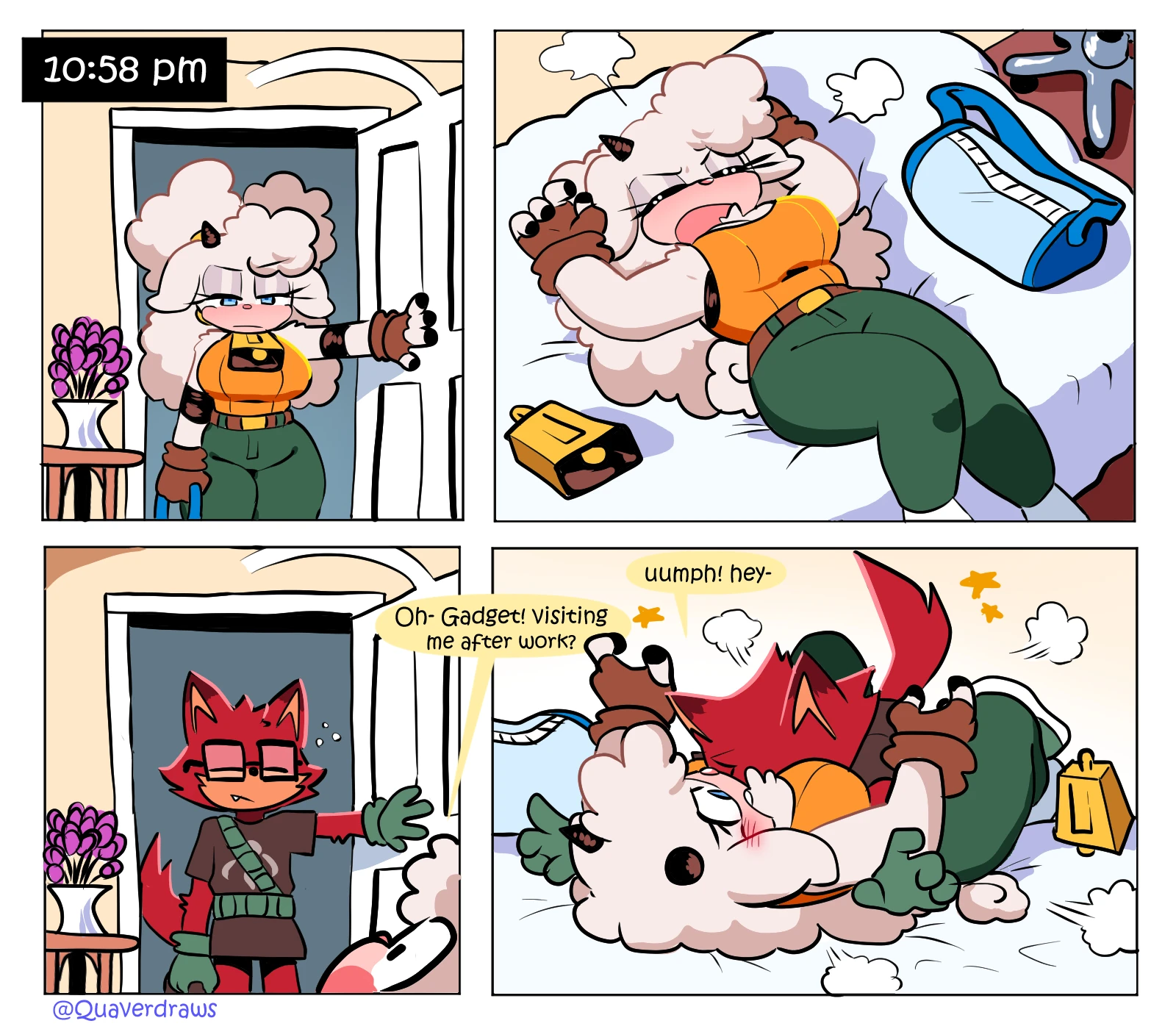 Lanolin x Gadget porn comic picture 12