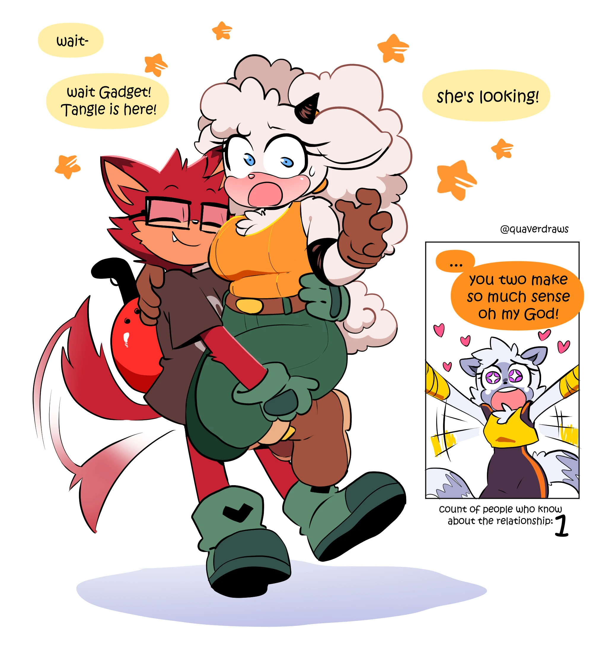 Lanolin x Gadget porn comic picture 15
