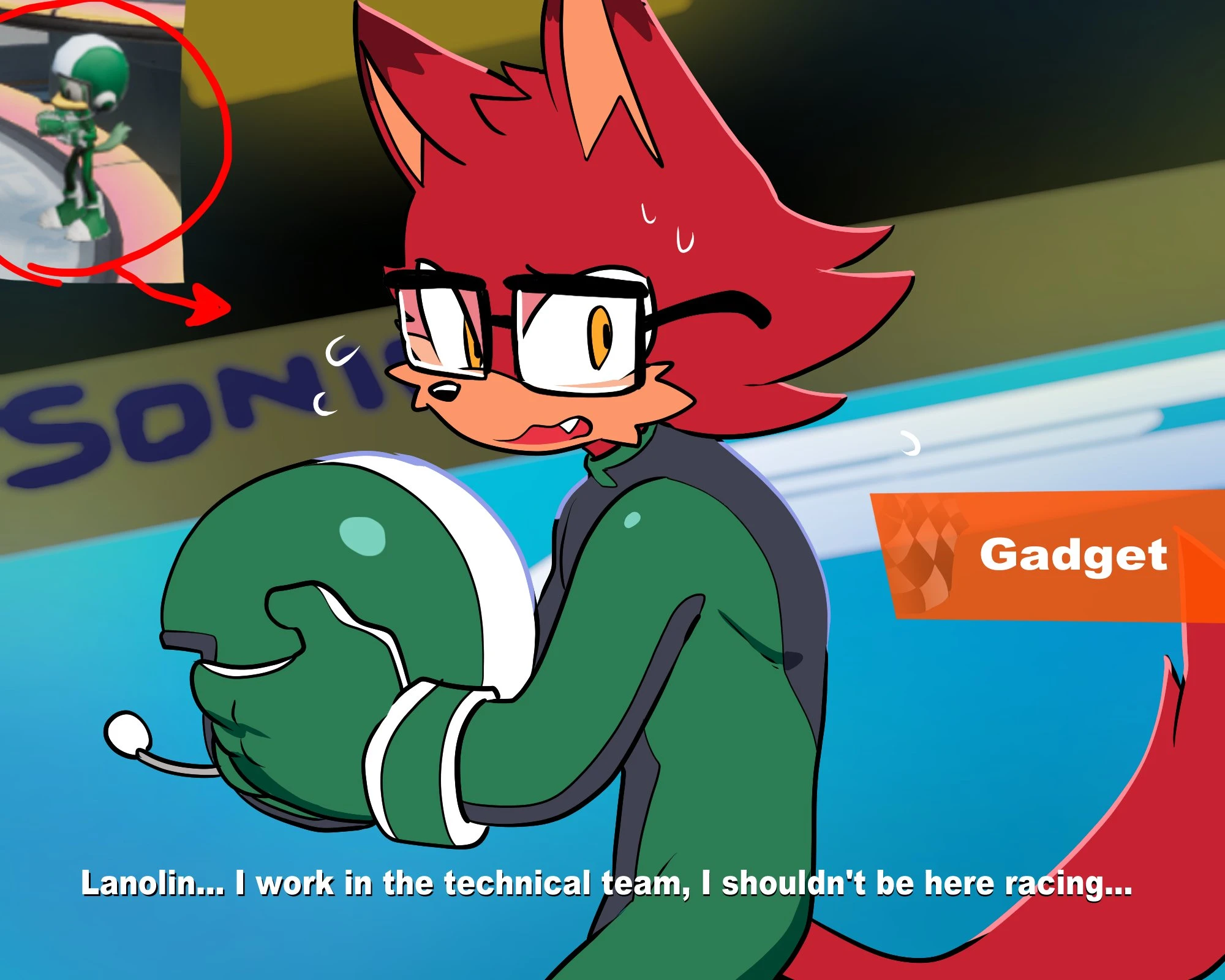 Lanolin x Gadget porn comic picture 27