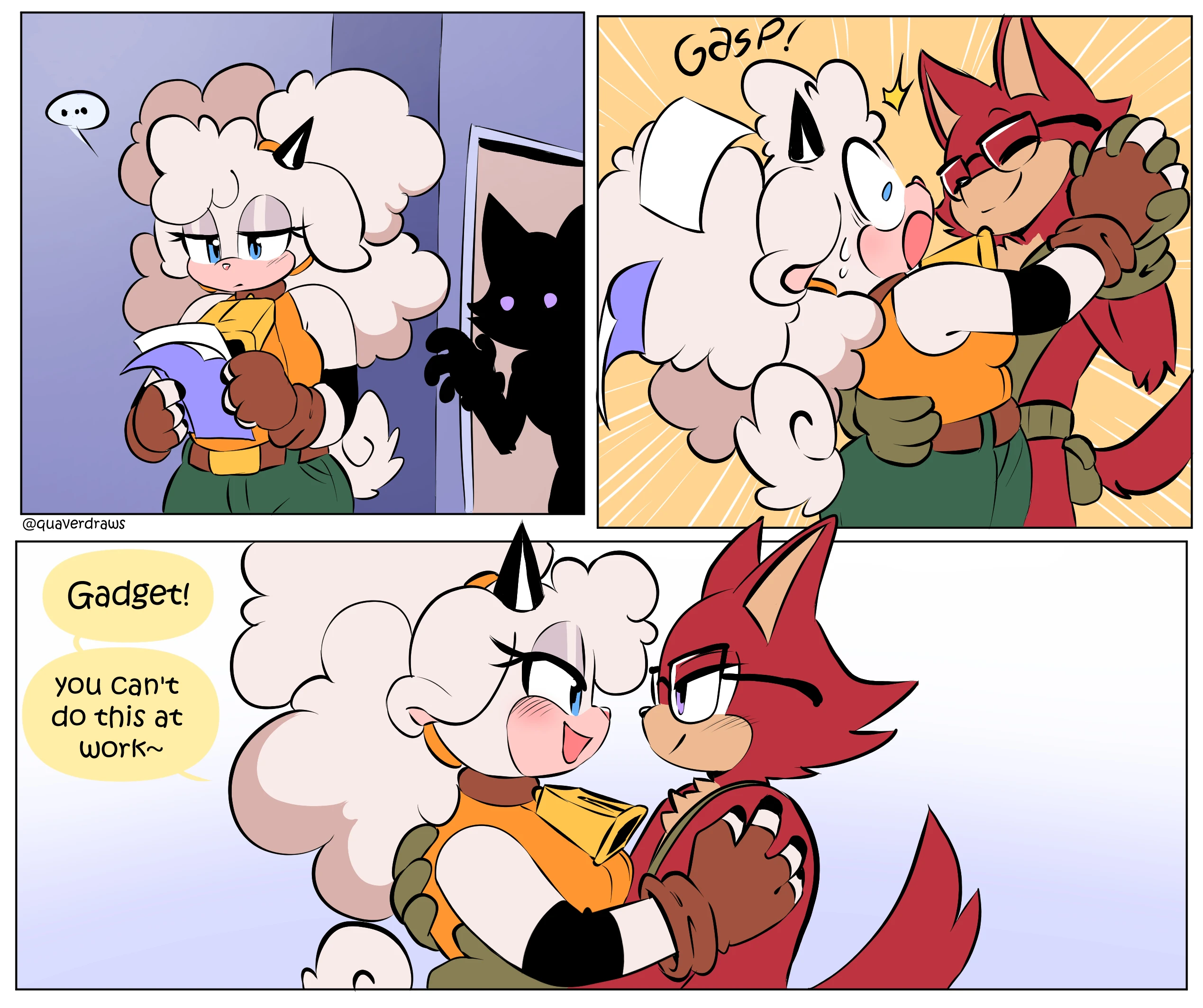 Lanolin x Gadget porn comic picture 33