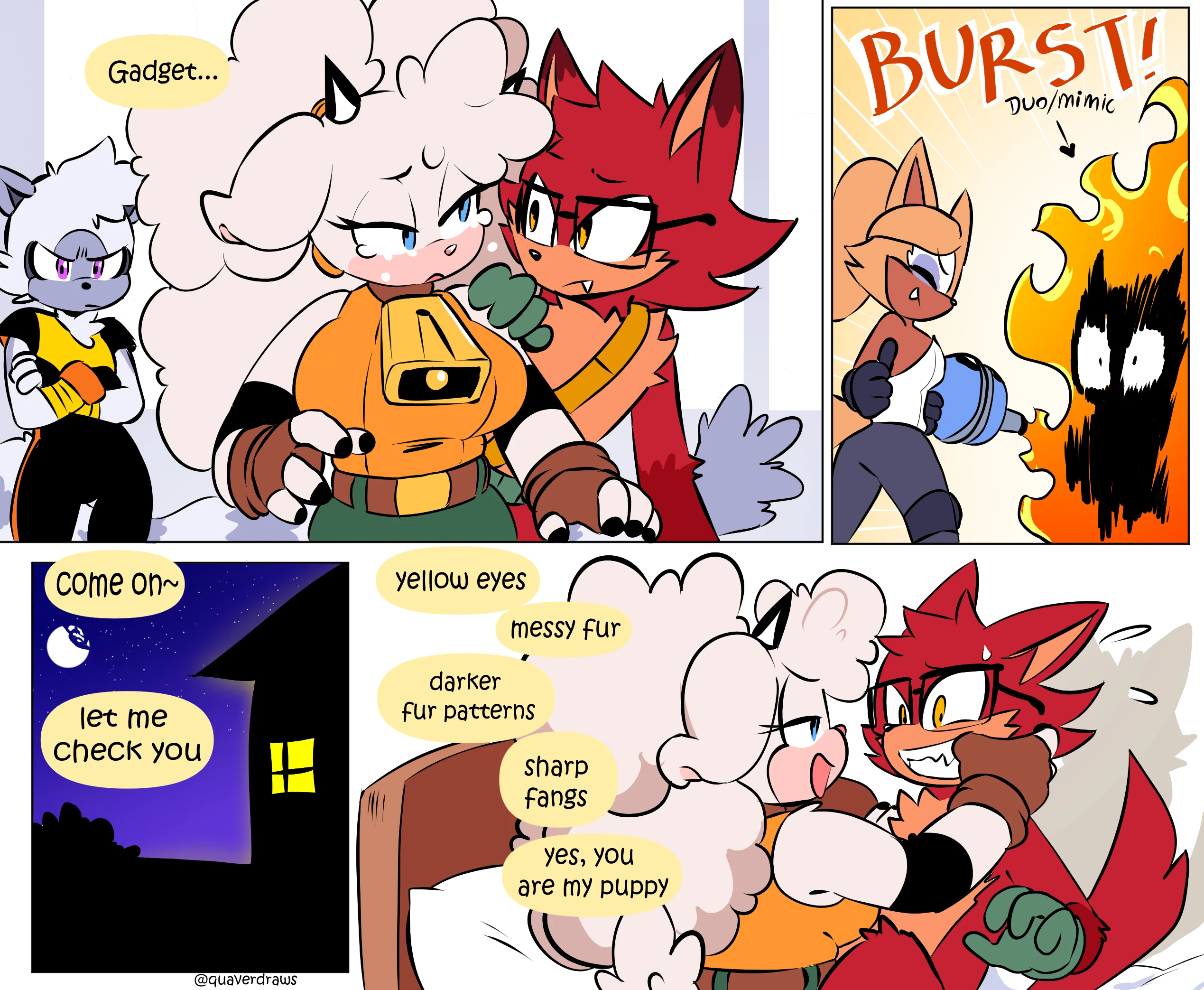 Lanolin x Gadget porn comic picture 36