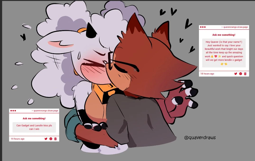 Lanolin x Gadget porn comic picture 5