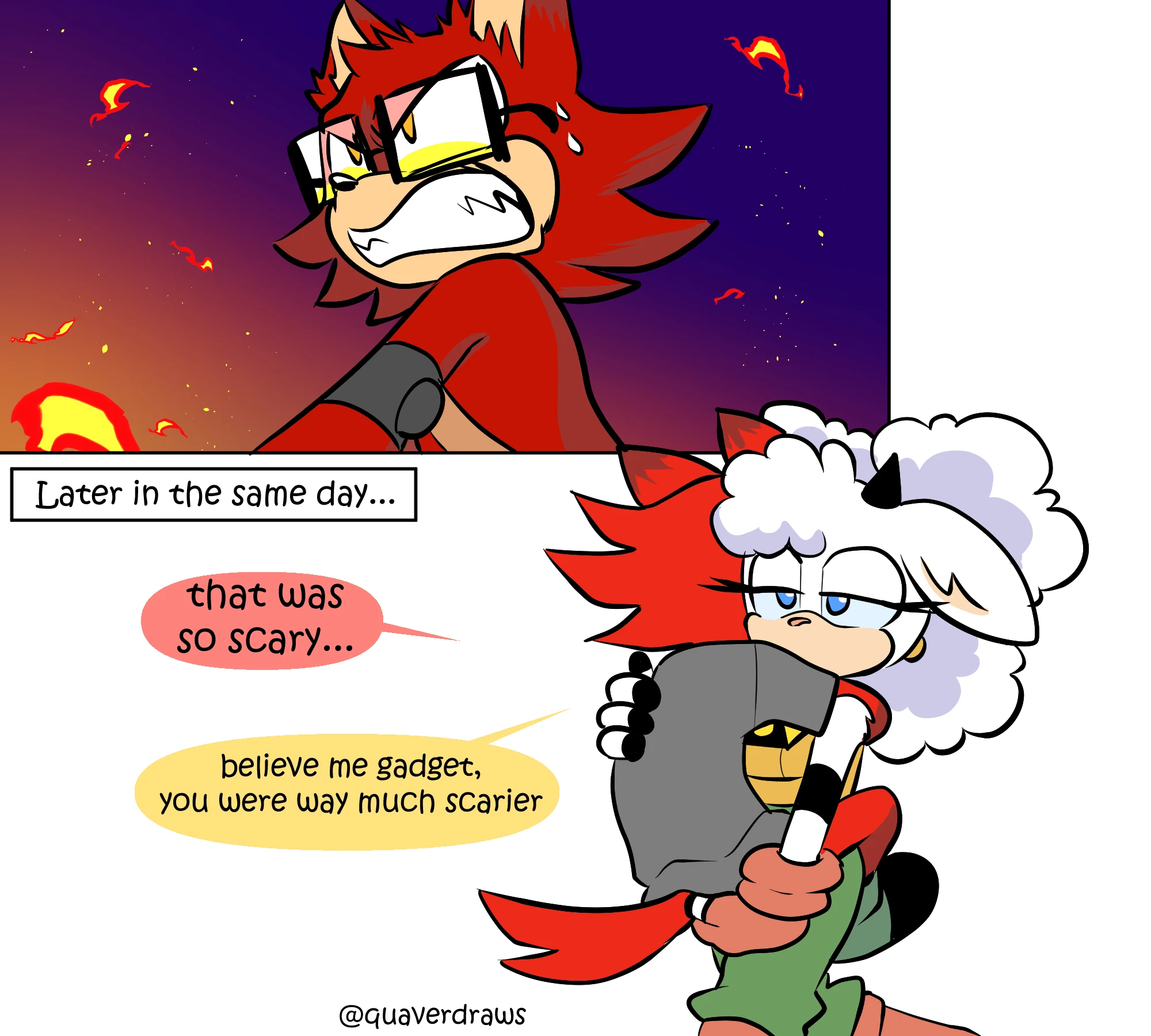 Lanolin x Gadget porn comic picture 9