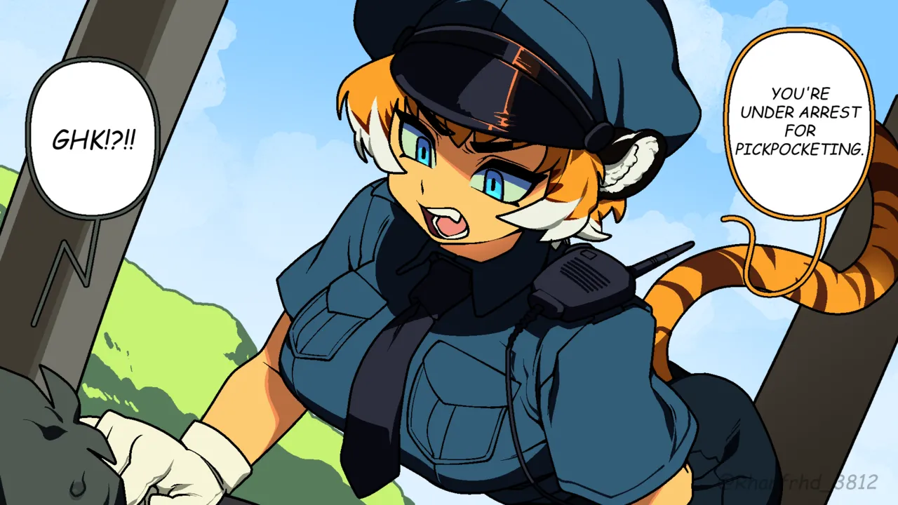 Leona - Cat Girl porn comic picture 1