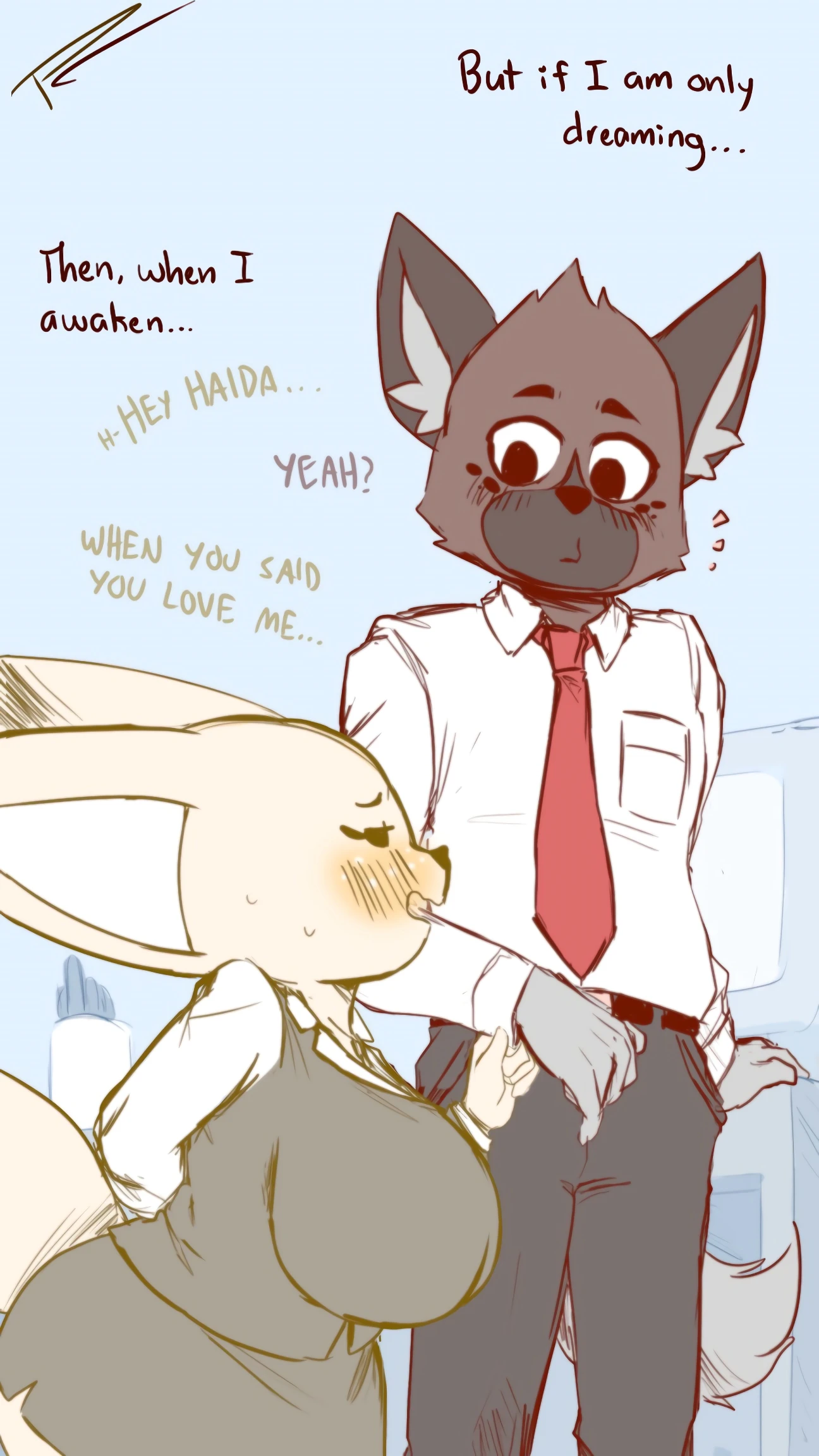 Letting Go of Retsuko porn comic picture 27