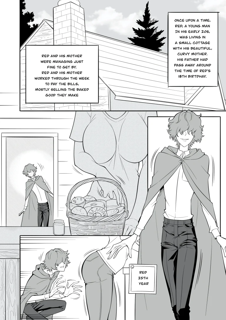 Lewd Red Riding Hood 1 porn comic picture 2