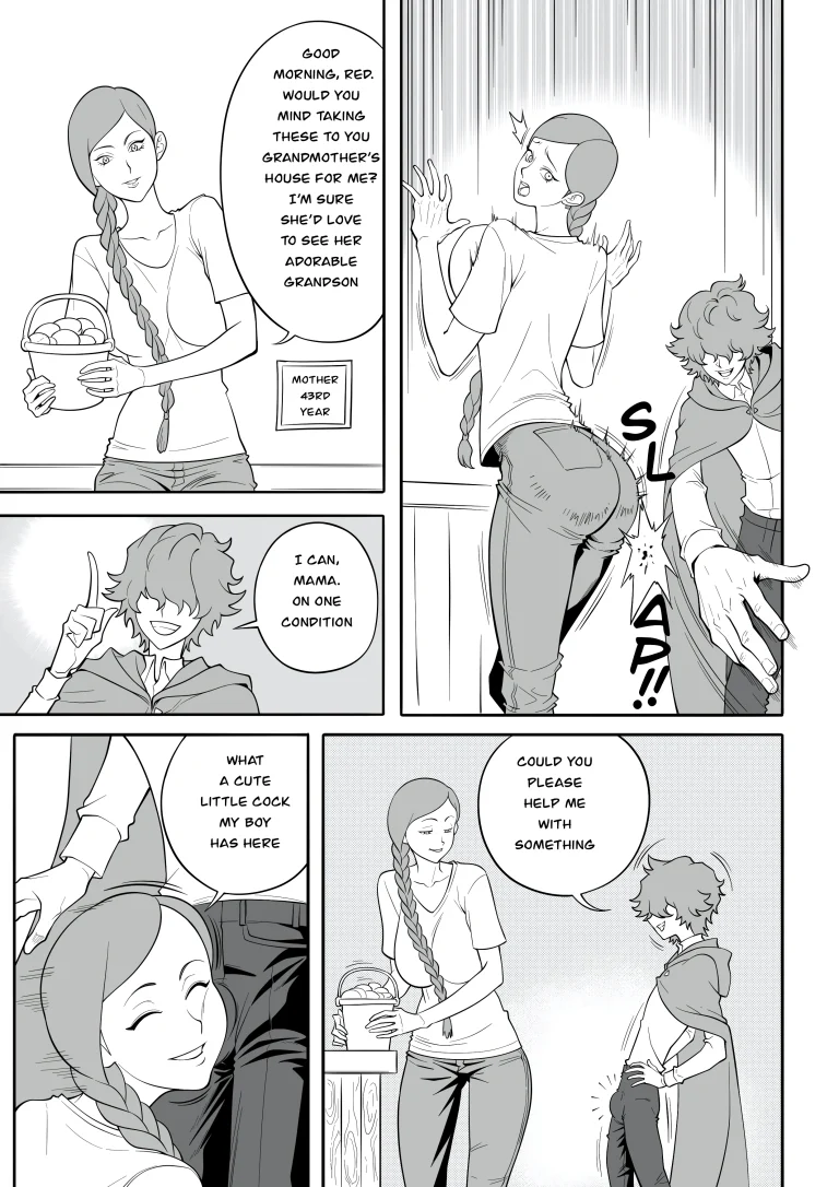 Lewd Red Riding Hood 1 porn comic picture 3