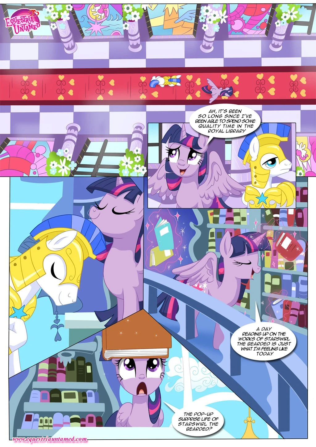 Libraries are supposed to be quiet porn comic picture 2