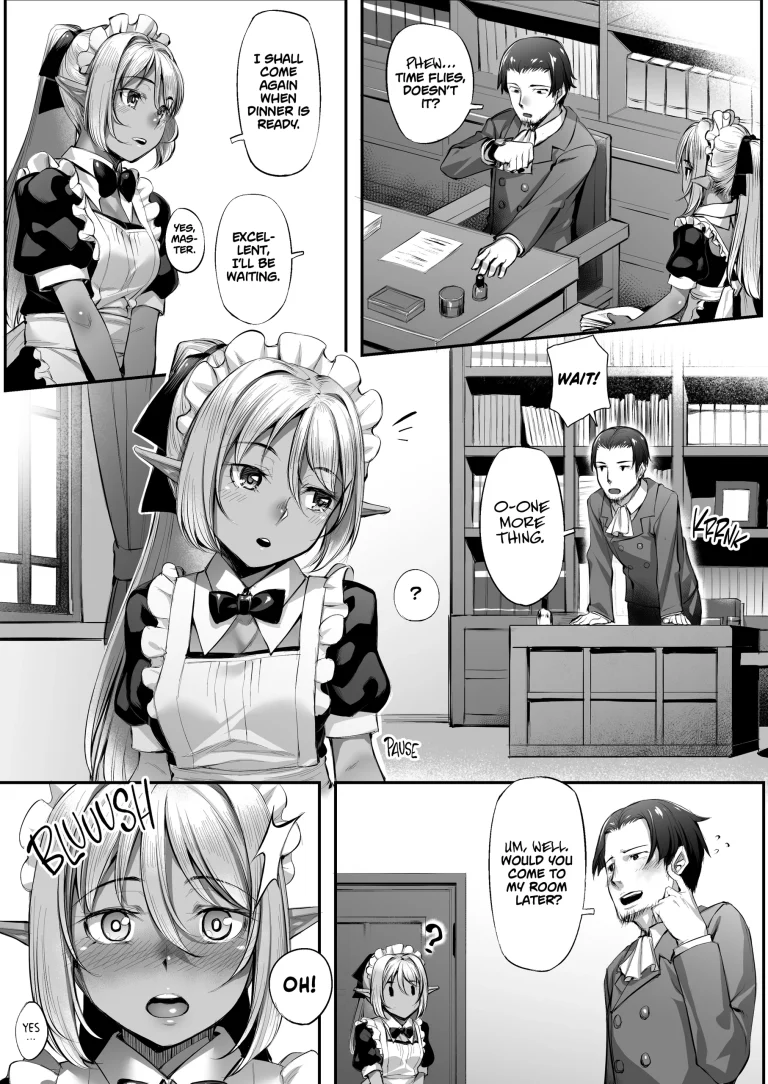 Life With a Dark Elf Maid porn comic picture 3