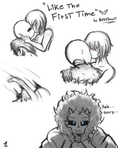 Like The First Time - Undertale Comic porn comic picture 1
