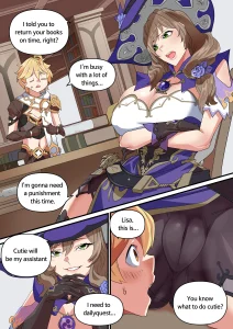 Lisa ni Hon o Henkyaku suru Manga porn comic picture 1