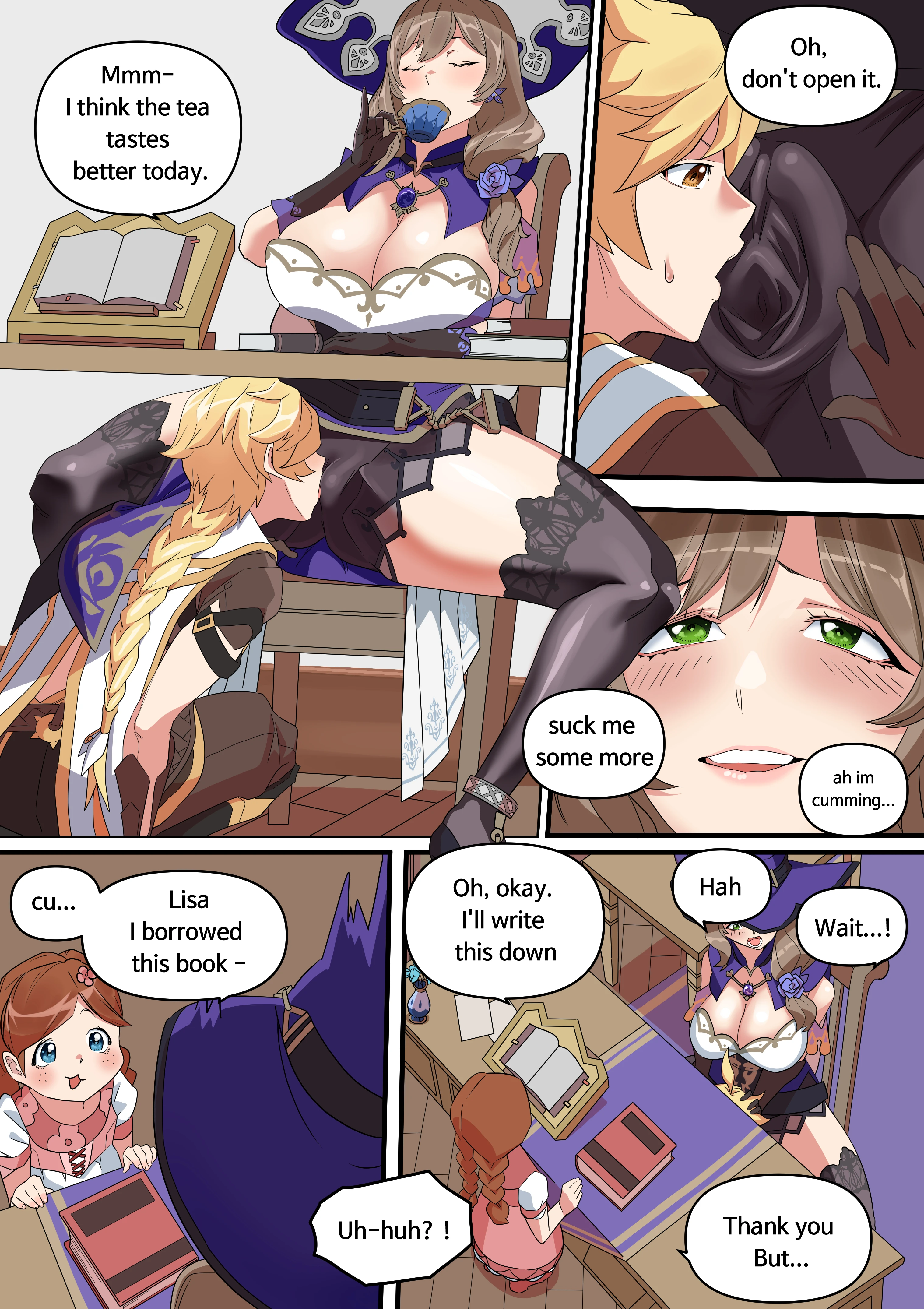 Lisa ni Hon o Henkyaku suru Manga porn comic picture 2