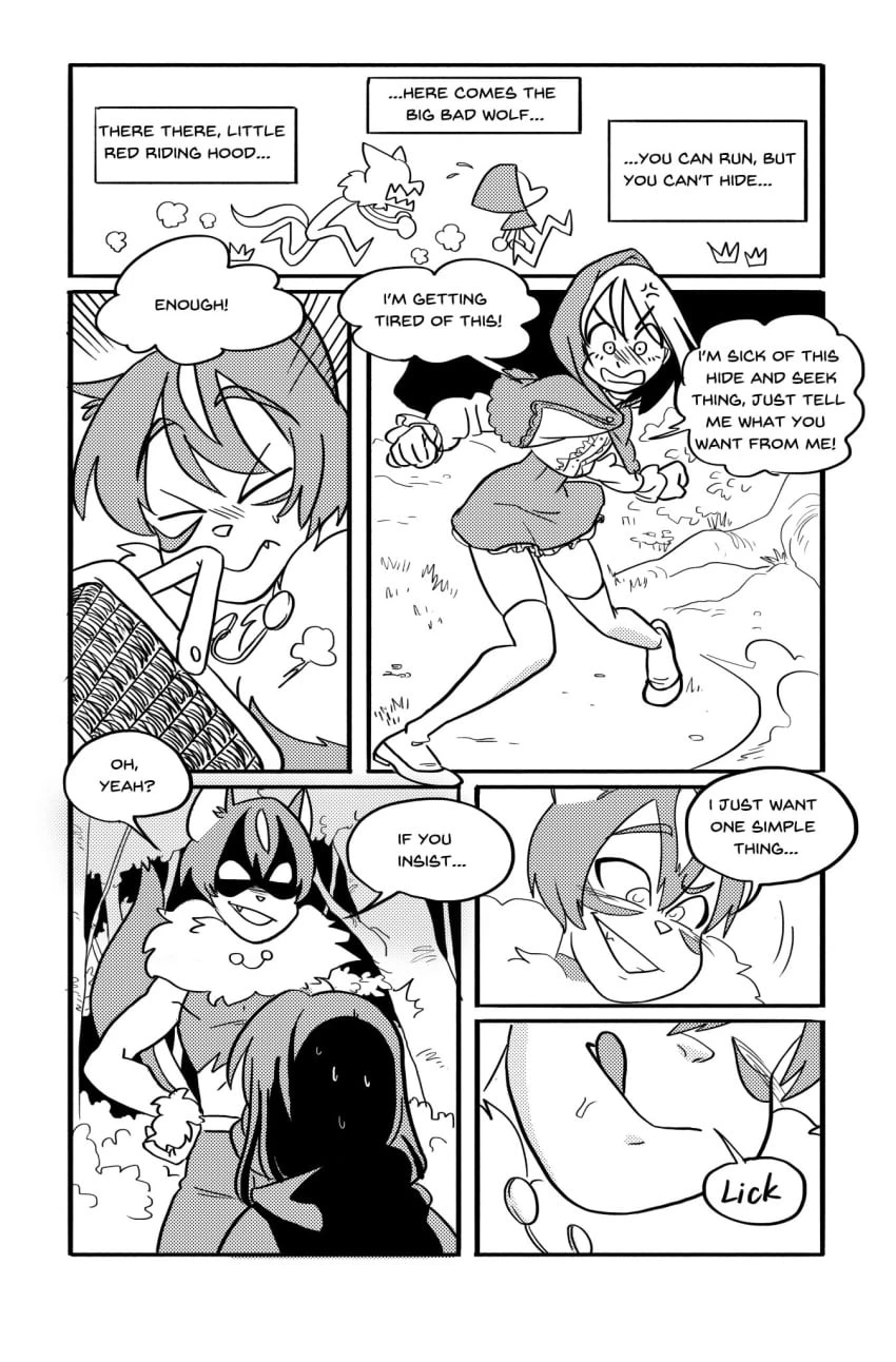 Little Red Riding Hood x Bad Wolf porn comic picture 1