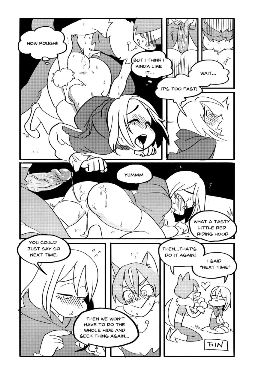 Little Red Riding Hood x Bad Wolf porn comic picture 4
