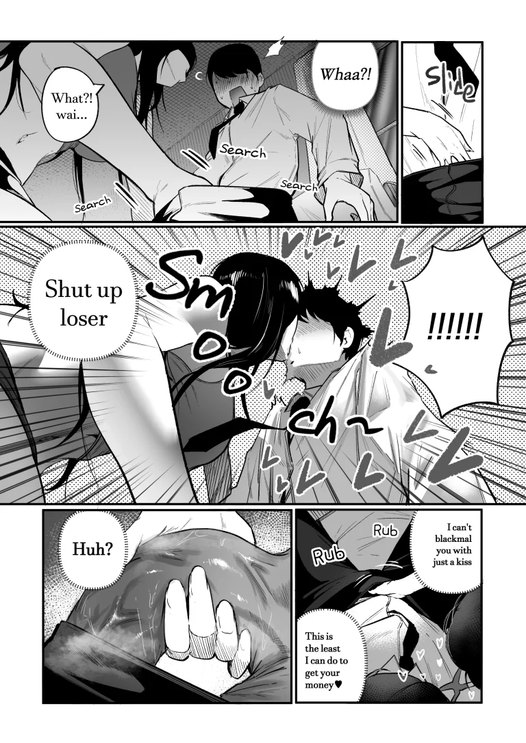 Living Together With The Buxom Female Bully! porn comic picture 13