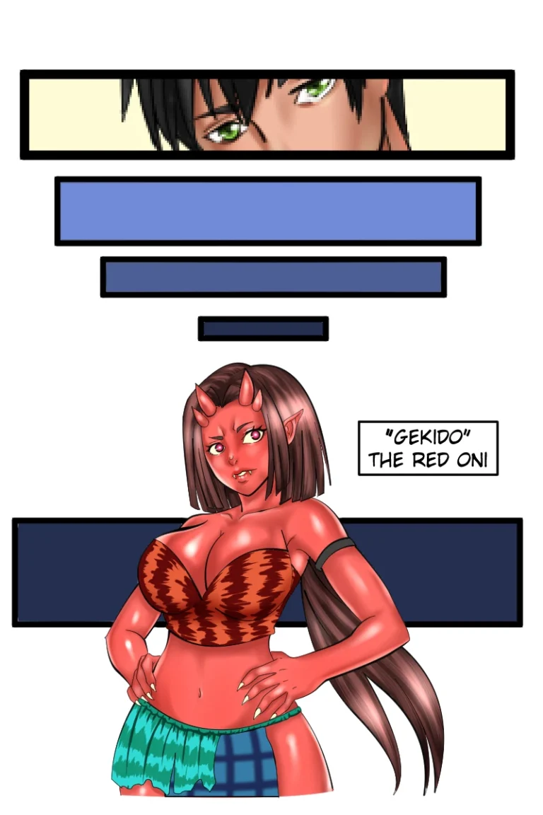 Living with Oni porn comic picture 4