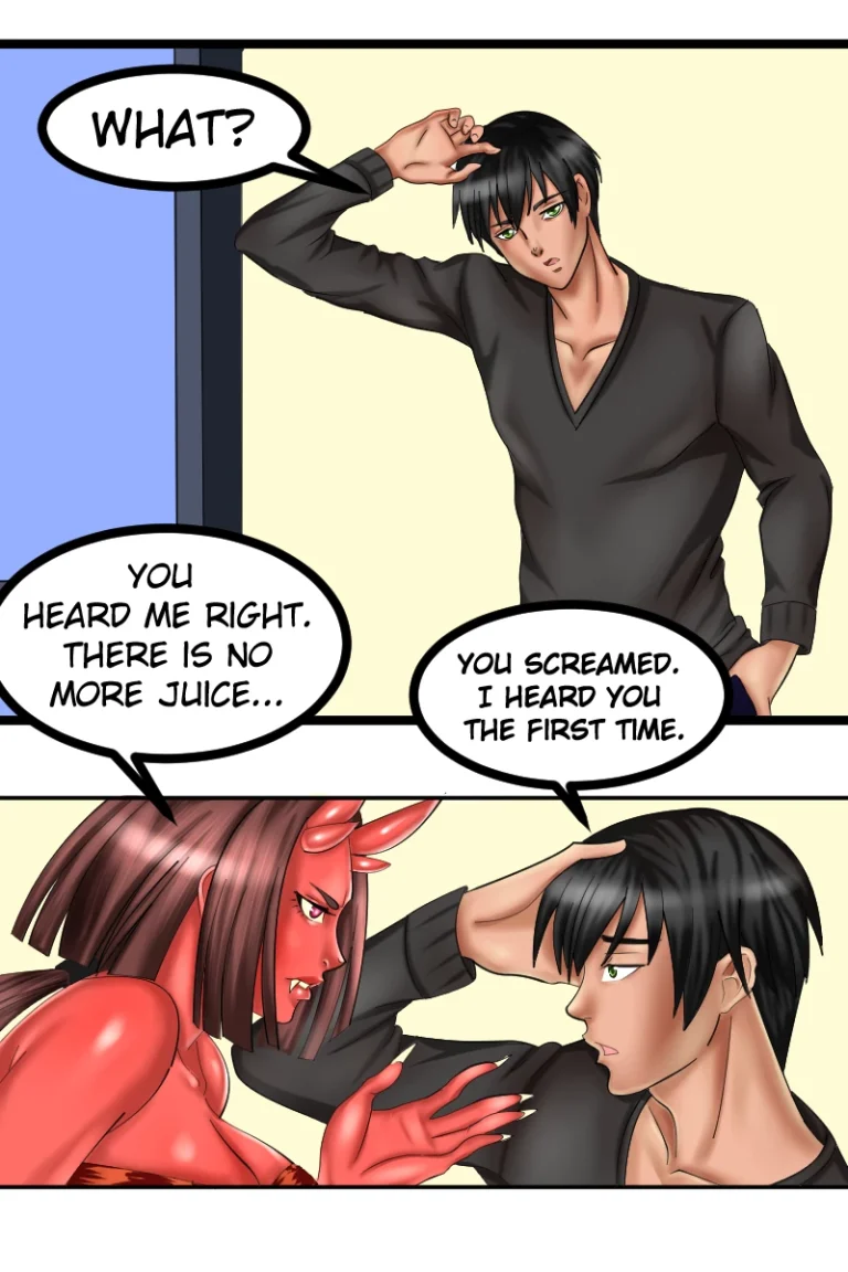 Living with Oni porn comic picture 5